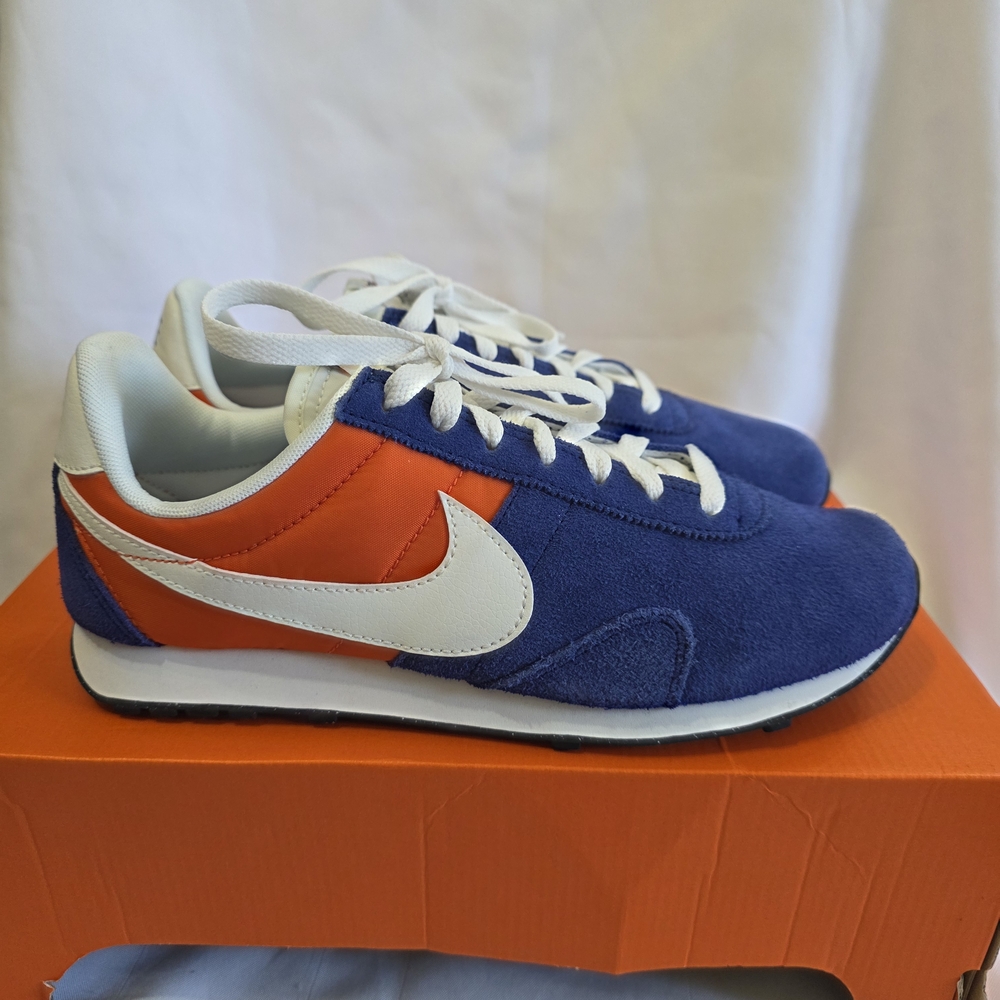 Nike Men's Royal Blue And Orange Pre Montreal '17 Sneakers